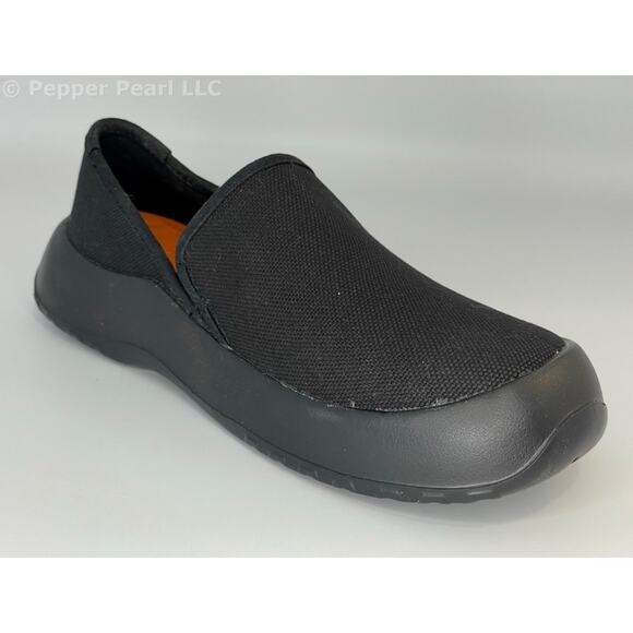 Black Canvas Men's Size 13 Unisex Espadrille Mule Slip On Comfort Shoe - Picture 5 of 7